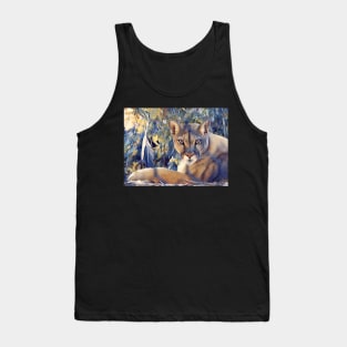 Female Mountain Lion Tank Top